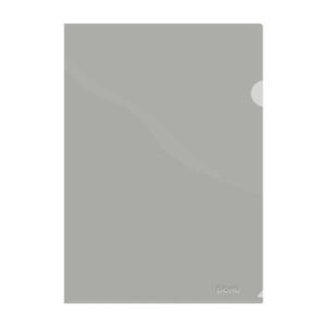 Dohe Dossier Uñero Premium Tamaño A4 - 210x297mm - Fabricado en Polipropileno Translucido de 180 Micras - Color Gris
