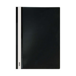 Dohe Dosier con Fastener de Polipropileno - Tamaño A4 - Cubierta Transparente y Trasera Opaca - Ideal para Organizar Documentos