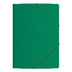 Dohe Carpetas de Gomas con Tres Solapas - Tamaño Folio - Cartulina de Primera Calidad - Plastificadas - Cierre de Gomas Planas