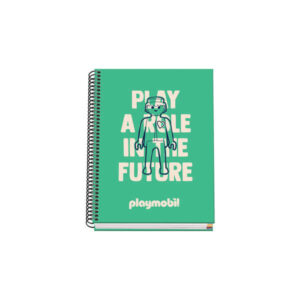 Dohe Cuaderno Espiral Tapa Dura A5 - 162x210mm - Cubierta Carton Forrado - Espiral Metalico Negro - 100 Hojas Offset 90g Microperforadas - Cuadricula 5mm