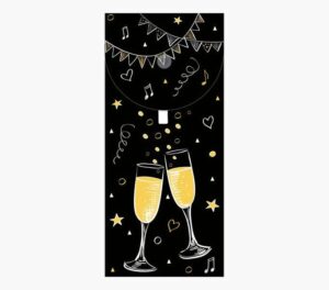 Pictura Tarjeta Money Cards - Tarjeta de Regalo Tipo Sobre Vertical - Tematica Flamencos - 9.6x21.3cm - Embolsada Individualmente en Celofan - Incluido Sobre Blanco - Papel con Certificacion FSC