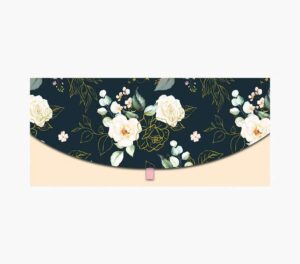 Pictura Tarjeta Money Cards - Tarjeta de Regalo Tipo Sobre Horizontal - Tematica de Flores - 21.3x9.6cm - Embolsada Individualmente en Celofan - Incluido Sobre Blanco - Papel con Certificacion FSC