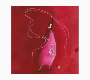 Pictura Gaëlle Boissonnard Tarjeta Doble - Acabado en Barniz de Relieve UV Grueso - Laminado Mate de Tacto Suave - 16x16cm - Papel con Certificacion FSC