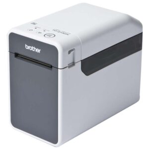 Brother TD-2135N Impresora Termica de Etiquetas USB, LAN - Resolucion 300ppp - Velocidad 152,4mms - Color Blanco/Gris