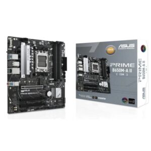 Asus Prime B650M-A II-CSM Placa Base AMD5 4x DDR5 - HDMI, M.2, 4x Sata III, USB 2.0, 3.2, RJ-45, DispalyPort, MicroATX