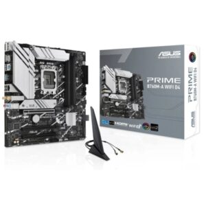 Asus Prime B760M-A WiFi D4 Placa Base Intel LGA1700 4x DDR4 - HDMI, M.2, PCIe4.0, 4x Sata III, USB 3.2, MicroATX