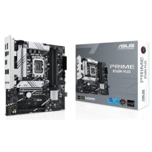 Asus Prime B760M-PLUS Placa Base Intel 1700 4x DDR5 - HDMI, M.2, PCIe4.0, 4x Sata III, USB, RJ-45, Micro-ATX