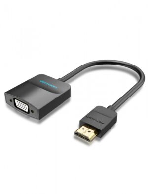 Vention Conversor HDMI Macho a VGA Hembra - 0.15m - Color Negro