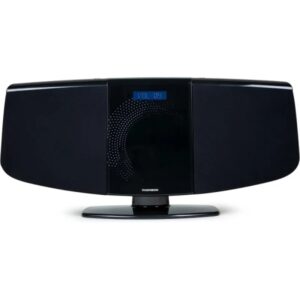 Thomson MIC400BT Micro Cadena 60W Bluetooth - Reproductor de CD, Radio FM - AUX-IN de 3,5mm - Mando a Distancia - Color Negro