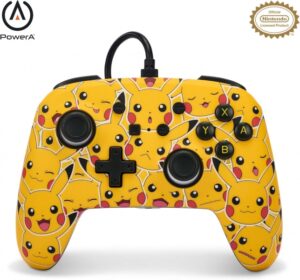 PowerA Mando con Cable Enhanced para Nintendo Switch - Pikachu Moods