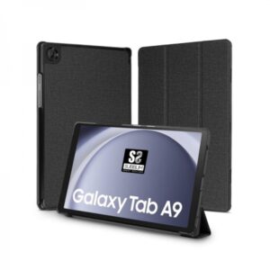 Subblim Funda Exclusiva para Tablet Samsung Galaxy Tab A9 de 8,7″ - Cierre Magnetico - Bordes Reforzados - 2 Posiciones de Soporte - Color Negro