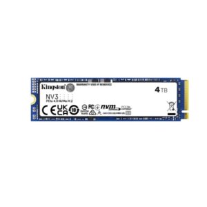 Kingston NV3 Disco Duro Solido SSD M2 2280 4TB PCIe 4.0 NVMe 3D NAND