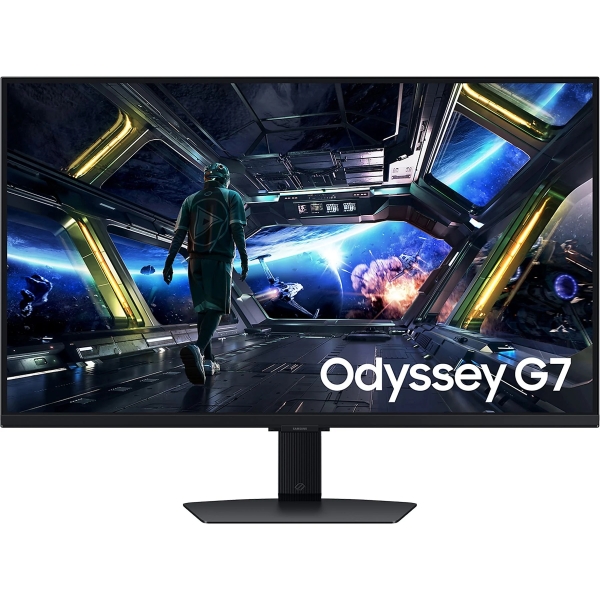 Samsung Odyssey G7 Smart Monitor Gaming 32" IPS UHD 4K 144Hz FreeSync Premium - Respuesta 1ms - Regulable en Altura e Inclinable - Multimedia - Angulo de Vision 178° - 16:9 - HDMI, DisplayPort - VESA 100x100mm