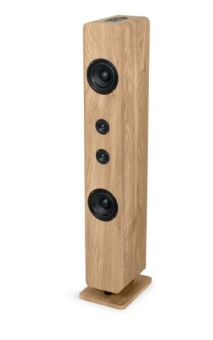 Thomson DS702 Torre de Sonido Luminosa Bluetooth- Potencia Musical 120W -  Color Madera