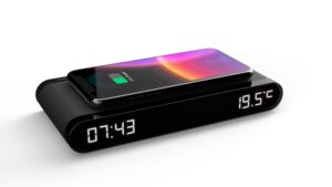 Thomson CT550I Despertador 15W - Cargador Induccion - USB Y Temperatura - Color Negro