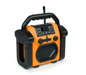 Thomson WKR60BT Radio y Altavoz 30W  - Resistente a Salpicaduras y Polvo -  Color Naranja