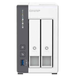 QNAP TS-216G NAS Torre Procesador ARM Cortex-A55 - Memoria 4GB - 2 Bahias 2.5", 3.5" - USB, RJ-45 2.5GB - Ventilador 70mm