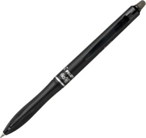 Pilot Frixion Ball Plus Boligrafo Borrable - Punta de 0.7mm y Trazo de 0.35mm - Recargables - 80% de Plastico Reclclado - Color Negro
