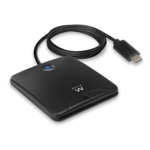 Ewent Lector de Tarjeta Inteligente DNI USB-C - Color Negro