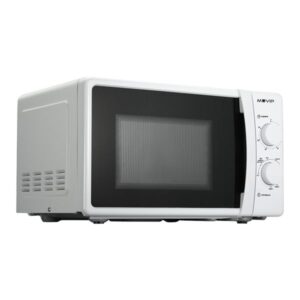 Muvip Microondas - Capacidad 20L - Potencia 700W - Grill 800W - 5 Niveles de Potencia - Temporizador 30min - Descongelacion - Color Blanco