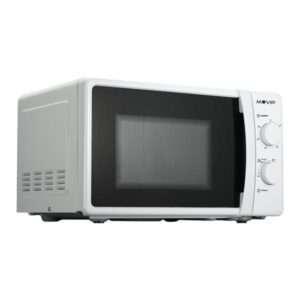 Muvip Microondas - Capacidad 20L - Potencia 700W - 6 Niveles de Potencia - Temporizador 30min - Descongelacion - Color Blanco