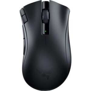 Razer DeathAdder V2 x HyperSpeed Raton Gaming Inalambrico - 2.4Ghz y Bluetooth - Sensor Optico 5G 14000ppp - 7 Botones Programables - Color Negro