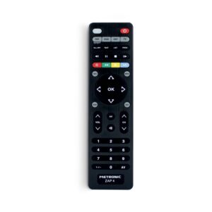 Metronic Mando a Distancia  Universal ZAP 4 EVO 5 Para TV + TDT + SAT + DVD - Color Negro