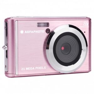Agfaphoto DC5200 Camara Digital -  Sensor CMOS - Zoom Optico 8x - Color Rosa
