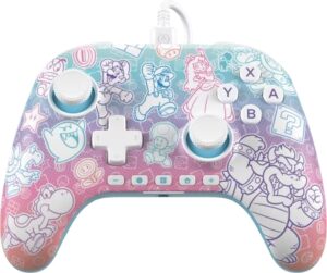 PowerA Mando con Cable para Nintendo Switch 2 - Efecto Hall - Mario Mushroom Kingdom