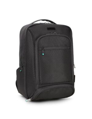 Urban Factory Mixee Mochila Compacta para Portatil hasta 14" - Ecologica - Color Negro