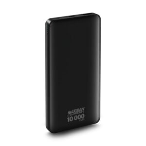 Urban Factory Juicee Max Powerbank 10000mAh - Entrada USB-C - Salida USB-C y USB-A - Color Negro