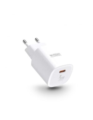 Urban Factory Powee Cargador de Pared USB-C 3A/30W - Enchufe UE - Color Blanco