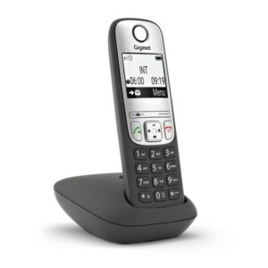 Gigaset A690 Telefono Inalambrico Dect - Identificador de Llamadas - Manos Libres - Control de Volumen - Color Negro