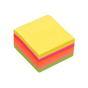 Bismark Taco de 250 Notas Adhesivas 50x50mm - 5 Colores Neon