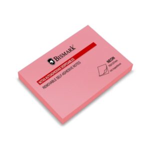 Bismark Bloc de 100 Notas Adhesivas 76x127mm - Color Rosa Neon