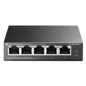 TP-Link Switch de Sobremesa - 5 Puertos Gigabit con 4 Puertos PoE