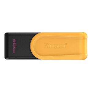 Kingston DataTraveler Exodia Memoria USB 512GB - USB 3.2 Gen 1 - Tapa Giratoria - Color Amarillo