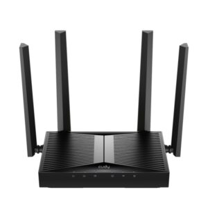Cudy Router WiFi 7 2.5G Dual Band BE3600 - Velocidad hasta 1000Mbps - 4 Puertos - 4 Antenas Fijas de 5dBi - Tecnologia MU-MIMO - Color Negro