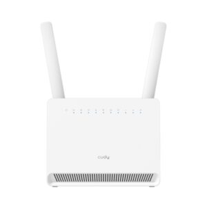 Cudy Router WiFi 4G LTE Cat 12 Gigabit AX3000 - Velocidad hasta 1000Mbps - 4 Puertos - 1 Ranura Nano SIM - Cat 12 - Color Blanco