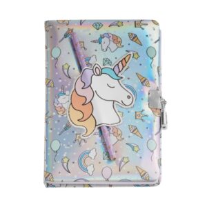 Miquel Rius Back2Fun Diario Secreto Holografico Unicornio - Cierre con Candado - Lapiz Incluido