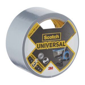 Scotch Universal Cinta Adhesiva Americana - 10m x 48mm - Color Gris Metalizado