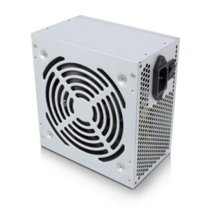 Ewent Fuente de Alimentacion 500W - Ventilador 12cm - ATX V2.31 - Protecciones Electricas - 3x Molex - 3x SATA - 1x FDD - Color Gris Metalizado