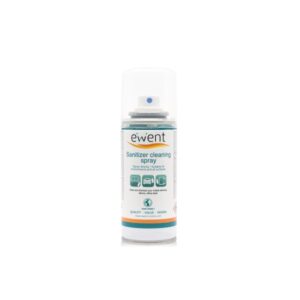 Ewent Spray Desinfectante para Superficies - 100ml - Formula con Detergente - Antiolores - Color Transparente