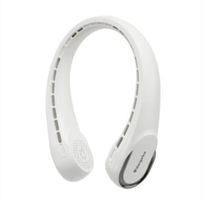 Orbegozo NF 4500 Ventilador de Cuello Refrescante - Motor DC - 3 Velocidades - Salida de Aire 360 - Silencioso - Bateria de 3600mAH - Color Blanco