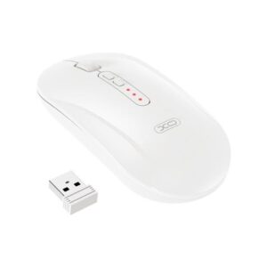 XO M13 Raton Inalambrico - Bluetooth y RF 2.4GHz - 1600DPI - Color Blanco