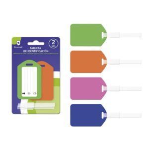 Bismark Pack con 2 Tarjetas Identificativas - 4 Colores Aleatorios