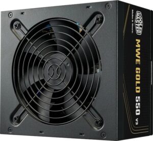 Cooler Master Fuente de Alimentacion 80 Plus Gold 550W ATX 3.1 - PFC Activo - Ventilador 120mm