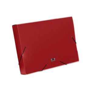 Manager Carpeta para Proyectos - Lomo de 50mm - Fabricada en Polipropileno - Cierre con Gomas - Color Rojo