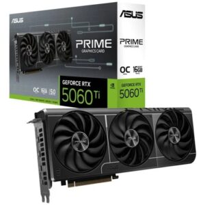 Asus GeForce PRIME RTX 5060 TI OC Edition Tarjeta Grafica 16GB GDDR7 Reflex 2 RTX AI DLSS4