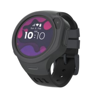MyFirst Fone R1c Reloj Inteligente Infantil - GPS - SIM Card 4G - Bluetooth 5.0 - Wifi - IP67 - 24 Horas de Autonomia - Color Negro